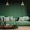 Designers Fountain Eden 60 Watt 3 Light Old Satin Brass Pendant with Metal Shield D280M-8P-OSB - alternate 2